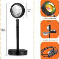 Golden Hour Sunset Lamp USB Plug (Remote & APP)